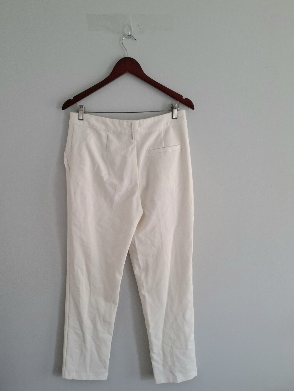 Forever 21 Off-White High-Rise Tailored Trousers - Picture 2 of 6